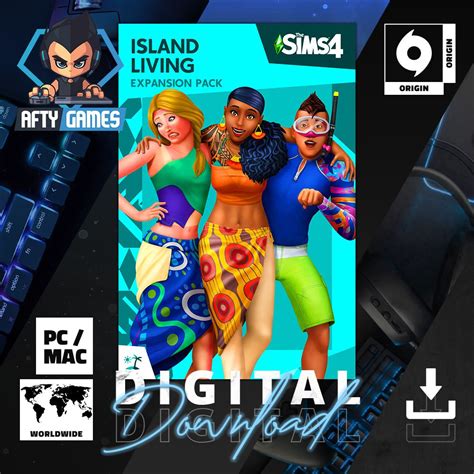 The Sims 4 Island Living Pc And Mac Game Origin Download Code