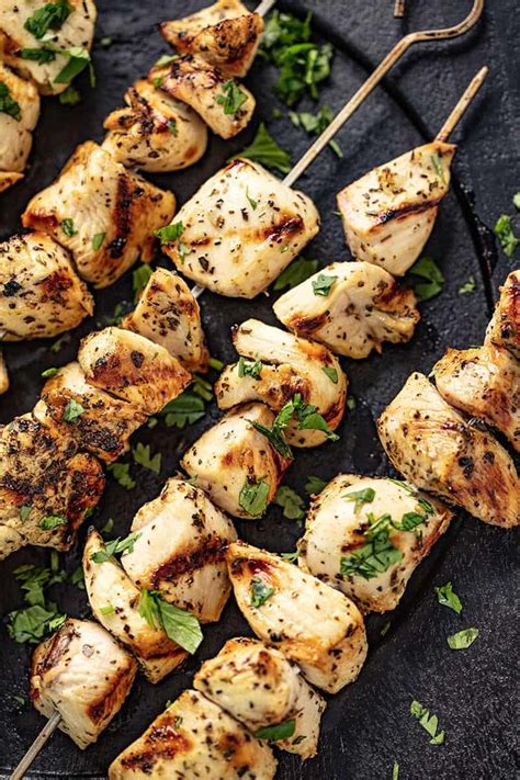 These Grilled Lemon Chicken Kabobs Are A Fun Addition To Your Barbecue
