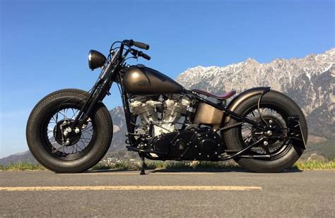 Beautifull Bobber By Bobber Garage Moto Custom Blog Harley Davidson