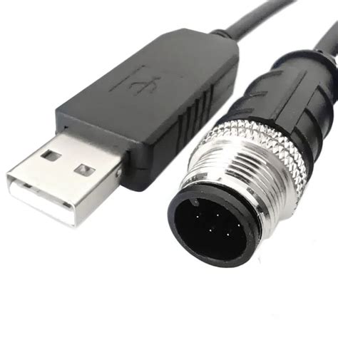 Ftdi Usb Rs232 To M12 8p Serial Adapter Cable Ft232rl Chip