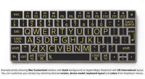Large photo prints are great for making a statement with your wall decor or creating a beautiful centerpiece for a gallery wall. Low Vision Keyboard Stickers with Large Print Type | Keyshorts