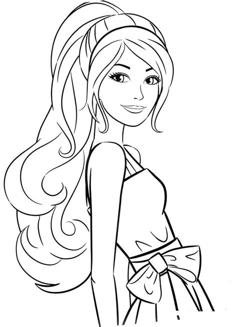 16 Dibujos Para Colorear Y Imprimir De Barbie Pics Gyrosellemyid