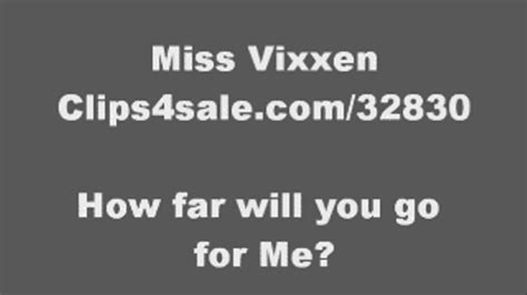 How Far Will You Go To Please Mz Sienna Foxx Fetish Goddess Clips4sale
