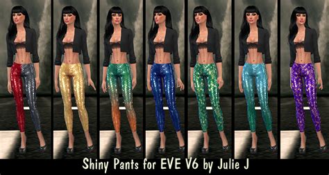 Eve V6 Shiny Pants By Julie J Clothing Loverslab