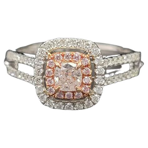 Gia Certified Fancy Colored Natural Diamond Collection Ring For Sale