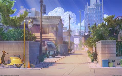 Amazing Anime Street Dynamic Wallpaper Windows 10 Pics