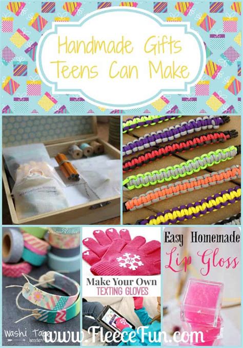 Handmade Ts Teens Can Make ♥ Fleece Fun