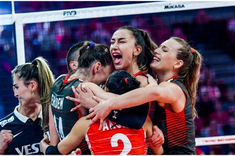 Turkiye Women’s Volleyball Tops Group Goes Through To Round 2 Of World Championship T Vine