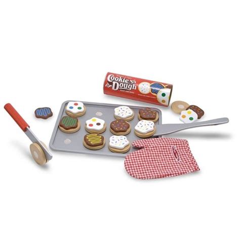 This wooden christmas cookie baking playset comes with. Melissa & Doug® Slice and Bake Wooden Cookie Play Food Set ...