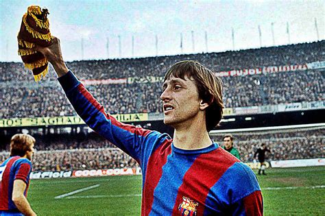 Johan cruyff of barcelona in 1974. Barcelona To Honour Johan Cruyff By Naming Stadium After Him