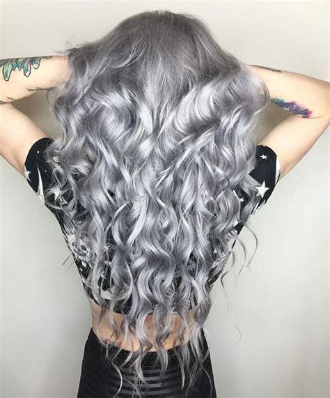 40 Absolutely Stunning Silver Gray Hair Color Ideas Metallic Hair