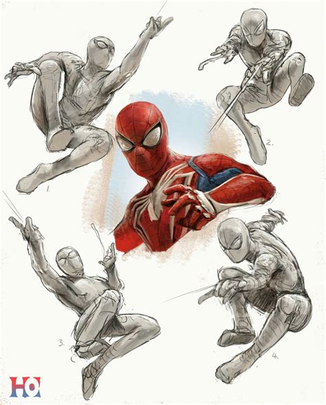 How To Draw Spiderman Ps4 Tons Of How To