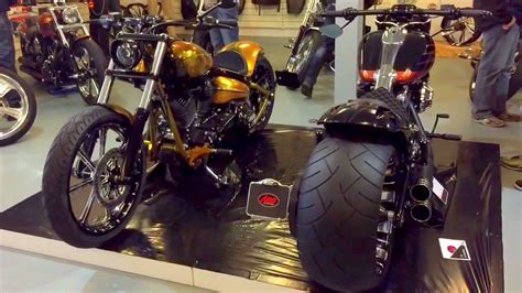 Harley Davidson Softail Breakout Best Custom 300 Tyres Youtube