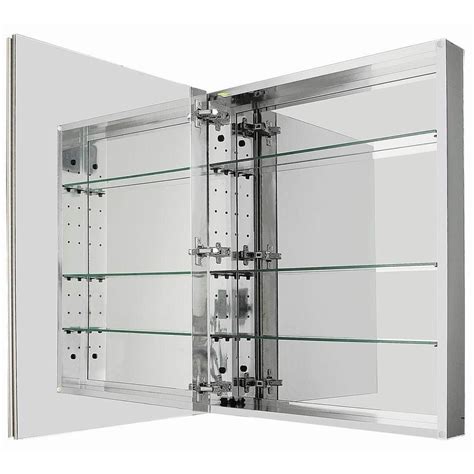 Excellent brushed nickel island light. Glacier Bay 24 in. W x 30 in. H Framed Recessed or Surface ...
