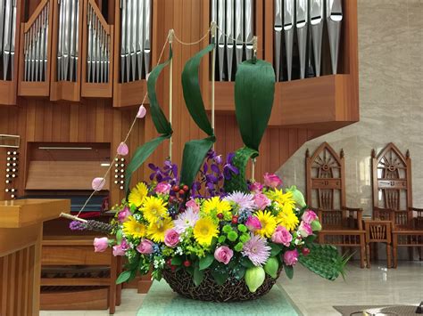 20170611 主日插花 02 Flower Arrangements For The Church 教会のフラワーアレンジメント