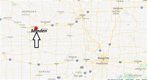 Where Is Minden Nebraska What County Is Minden In Minden Map Where