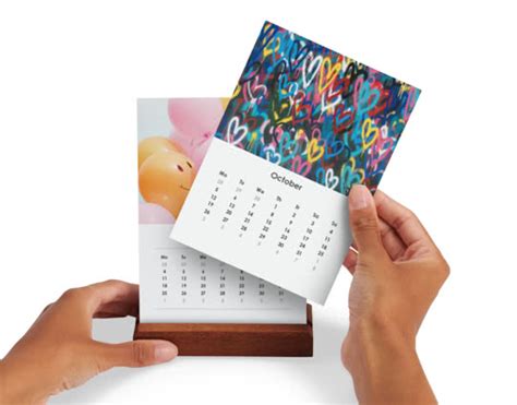 Easel Desk Calendar 2021 Photo Calendars Photobox