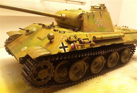 Gallery Pictures Tamiya German Panther Medium Tank Plastic Model