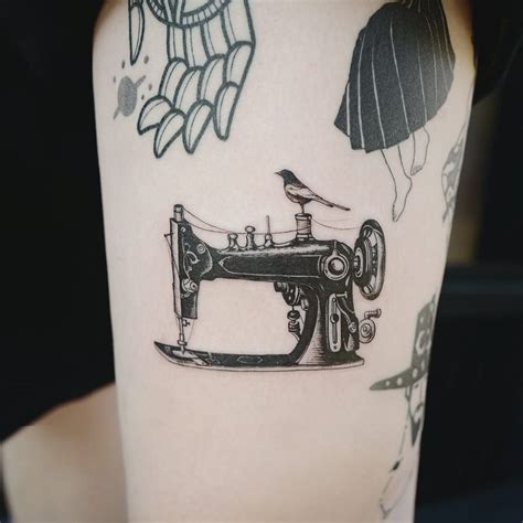 Tattoodo Sewing Machine Tattoo By Tattooist Banul Banul