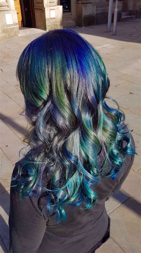 Mermaid Blue Green Hair Green Hair Blue Green Hair Blue Green
