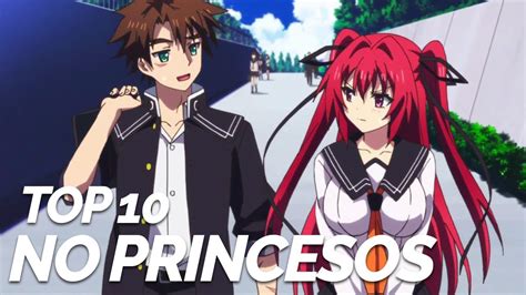 Top 10 Animes Con Protagonistas No Princesos Youtube