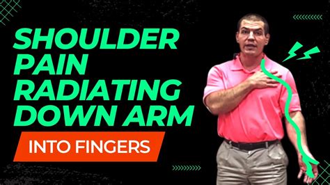 3 Causes Of Shoulder Pain Radiating Down Arm To Fingers And What To Do