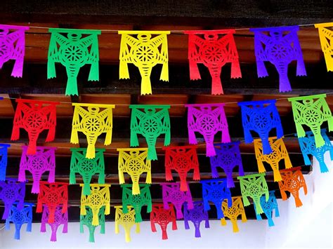 Piñata Papel Picado Banners Christmas Banners5 Pk Over 60 Ft Etsy