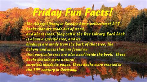 Friday Fun Facts