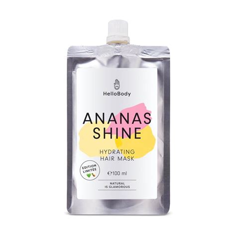 Ananas Shine Hydrating Hair Mask En 2020 Produits De Beauté Masque