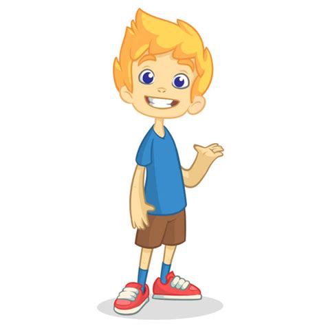 Boy Standing Illustrations Royalty Free Vector Graphics And Clip Art