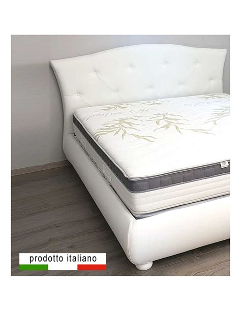 Fondo del letto in nobilitato con spessore di 1 cm. Letto Contenitore In Ecopelle Bianco Prezzi - Letto ...