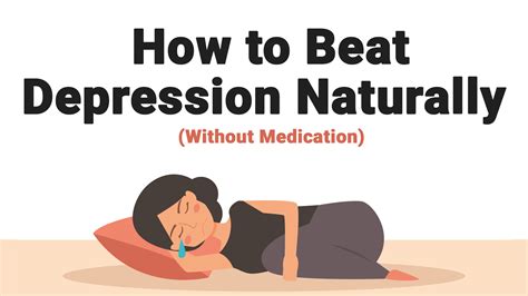 how to beat depression naturally without medication trulymind