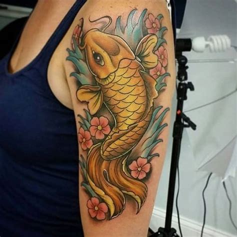 250 Most Beautiful Koi Fish Tattoo Designs And Meanings Nice Koi Tattoo