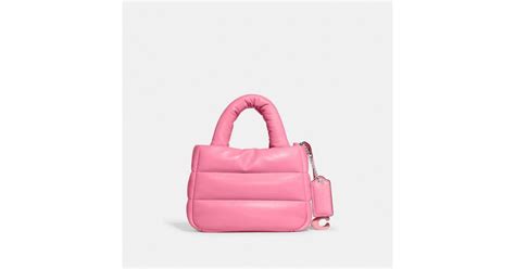 Coach Mini Pillow Tote In Pink Lyst
