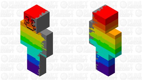 Rainbow Man Minecraft Skin