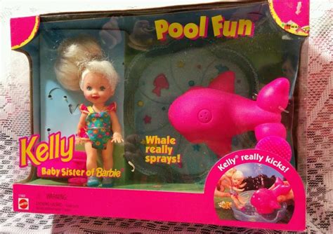 Pool Fun Kelly Doll Baby Sister Of Barbie Baby Sister Barbie Fun