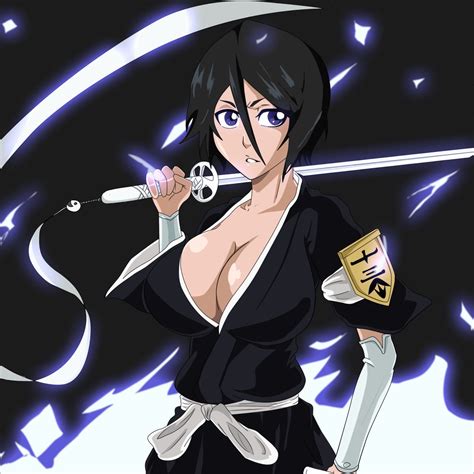 Bleach Rukia Cool New Sexy Look By Greengiant2012 Deviantart On