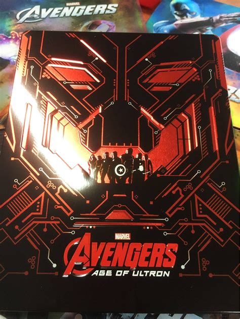 Avengers Age Of Ultron 2d3d Blu Ray Steelbook Nova Exclusive 14