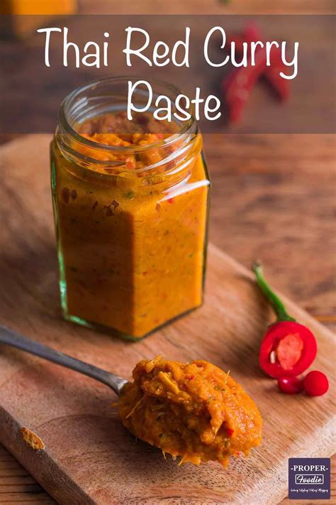Homemade Thai red Curry Paste