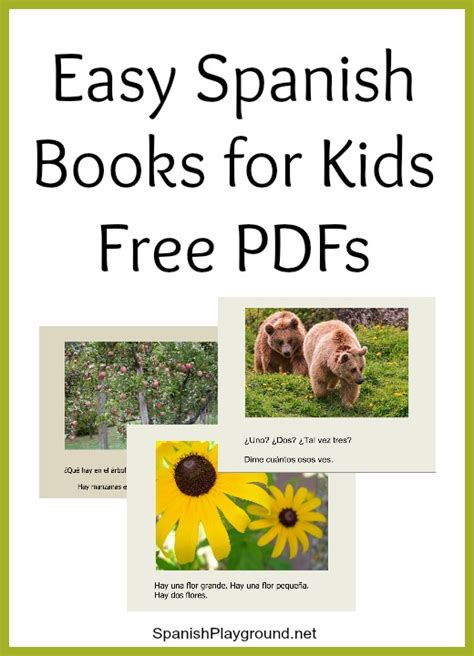 Practice your pronunciation and your listening with the mp3! Easy Spanish Books PDF for Kids - Spanish Playground