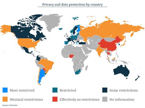 Privacy And Data Protection Laws By Country 1600 × 1193 Mapporn