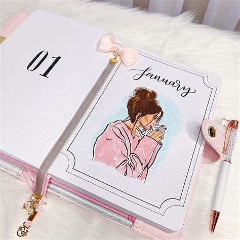 January Monthly Cover Page Ideas For Your Bullet Journal