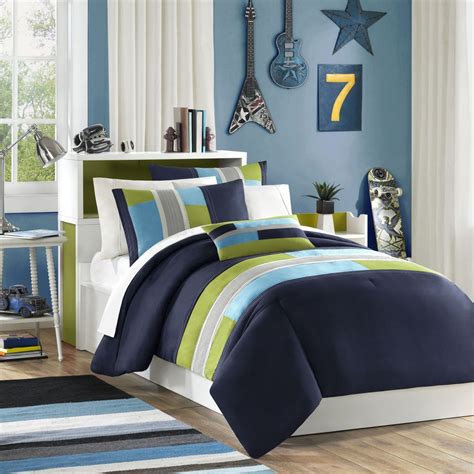 Kids' & teens' bedding sets └ bedding └ kids' & teens' home items └ home & garden all categories antiques art automotive baby books business & industrial cameras & photo cell phones & accessories clothing, shoes & accessories coins & paper money collectibles computers/tablets. Pipeline Blue by Mi Zone - BeddingSuperStore.com