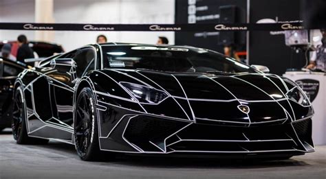 An Inspired Black Lamborghini Aventador At The Houston Auto Show 2016