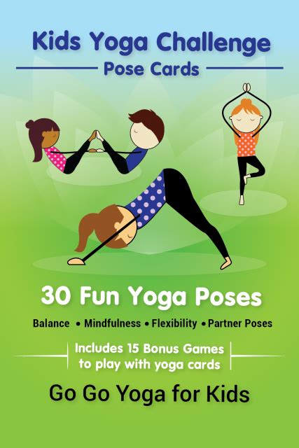 Kids Yoga Challenge Pose Cards By Sara J Weis Empowermoms