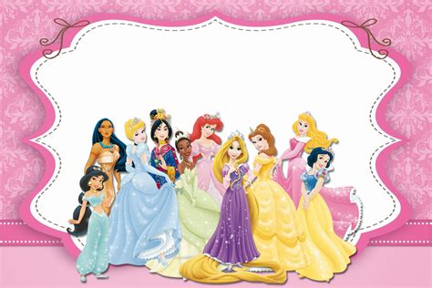 Princesas Disney Invitaciones Para Imprimir Gratis Ideas Y Material