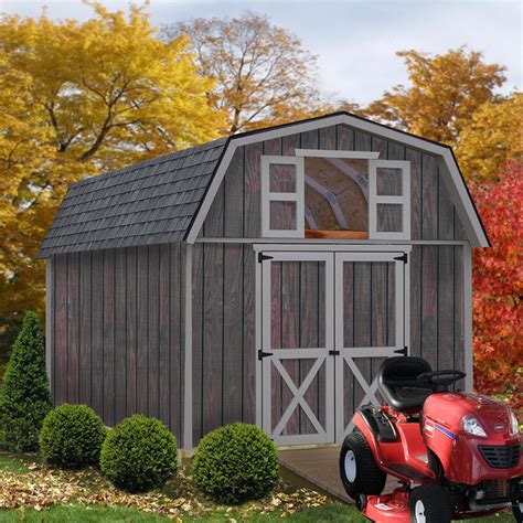Best Barns Woodville 10 Ft W X 16 Ft D Solid Wood Storage Shed Wayfair