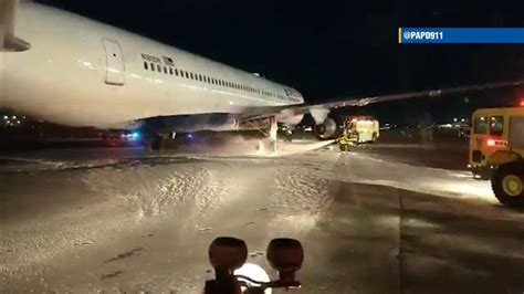 Authorities Plane Evacuated After Fire At Jfk Airport