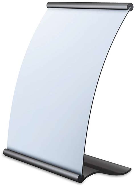 Eclipse Curved Countertop Sign Holders Tabletop Sign Holders
