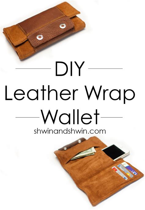 Diy Leather Wrap Wallet Shwin And Shwin